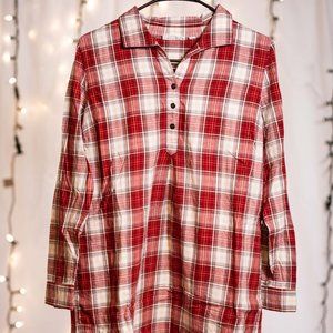 J. Jill Plaid Tunic
